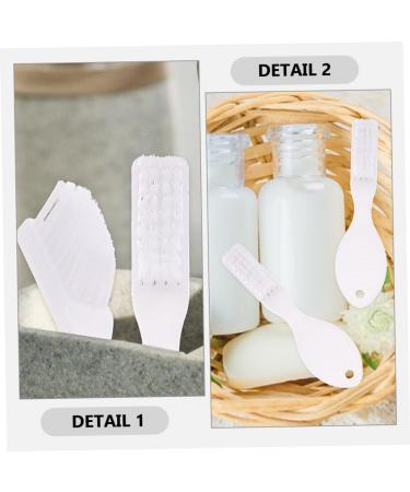 Coolhiya 20-Pack Prison Toothbrush with Spoon | Mini Soft Grip Travel Toothbrush | Ideal for Prison Needs - White Plastic - Buy Online on GoSupps.com