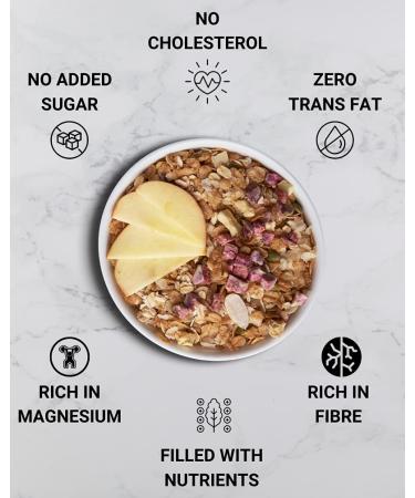 True Elements Sugar Free Muesli 1kg - High Protein Breakfast Cereal | No Added Sugar - Buy Online on GoSupps.com