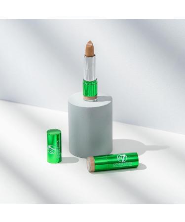 W7 Tea Tea Concealer Stick - Creamy Long-Lasting Concealer for Redness & Impurities | Medium/Strong 1 Piece - Shop Internationally! - Buy Online on GoSupps.com