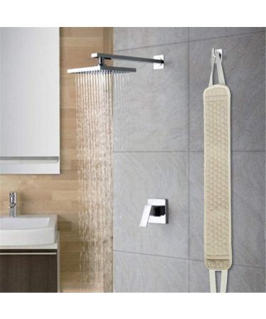 Large Exfoliating Back Scrubber 32in with Long Handle - Double Sided Scrubbing Strap - Deep Clean and Invigorate Your Skin - Back Washer for Men and Women - Buy Online on GoSupps.com