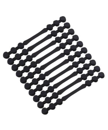 Healvian 30 STK masking hook adjustable extension buckle masked extension hook mask mask mask strap chip strap mask holding hooks mask strap buckle elasticity 18x1.9cmx3pcs