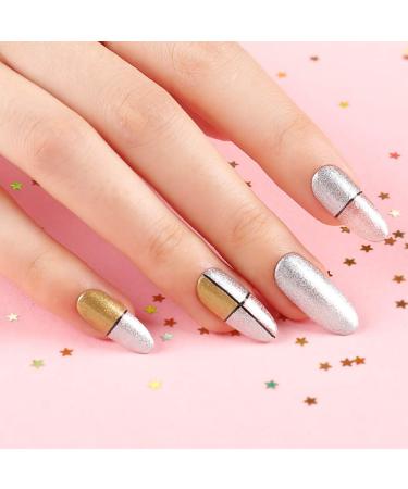 Bluesky Gel Nail Polish Silver Glitter A018 Long Lasting Chip Resistant 10 ml (Requires Drying Under UV LED Lamp) - Buy Online on GoSupps.com