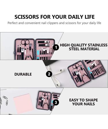 Premium Stainless Steel Nail Set - Nail Clippers & Pedicure Kit for Perfect Fingernail & Toenail Care - Buy Online on GoSupps.com