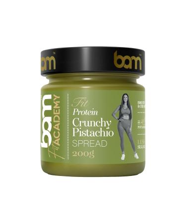 BAM P te Tartiner Prot in e P te Tartiner Sans Gluten 200g Source de Prot ines Id ale pour le Go ter ou Petit-d jeuner Pistache crunchy