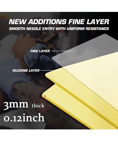 SOTICA 3MM Blank Tattoo Skin - 5PCS Double Sided 8x12 Fake Tattoo Practice Skins for Beginners and Experienced Artists - Tattoo Supplies Pack of 5 - Buy Online on GoSupps.com