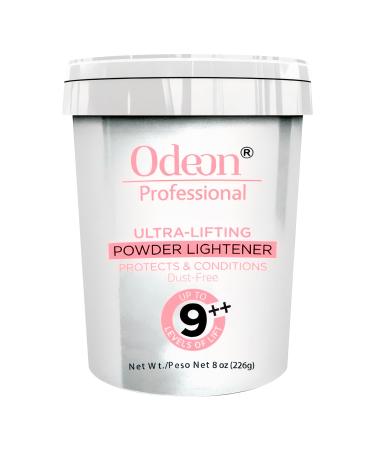 Odeon Professional Ultra-Lifting Powder Lightener Hair Bleach Powder for Up to 9++ Levels Versatile Hair Lightener Powder Ideal for Balayage Highlights and Full Bleaching 8oz 8 Ounce Up to 11 Levels