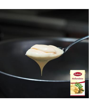 Lukull Hollandaise Sauce (1L) - Creamy Delicate Flavor | International Shipping Available - Buy Online on GoSupps.com