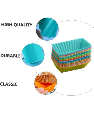 Alipis 12pcs Silicone Cake Mold Bread Pan Roasting Pan Toast Bread Home Cake Mold Household Baking Mold - Buy Online on GoSupps.com