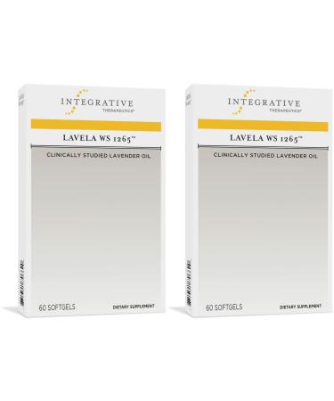 Integrative Therapeutics Lavela WS 1265 - Lavender Essential Oil Supplement for Sleep & Stress Support* - Dairy-Free - 120 Softgels (120 Servings)