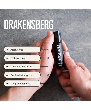 theo & amelia Drakensberg Rollerball Cologne for Men | A Bold Scent with Bergamot Japanese Grapefruit Patchouli Cedar and a Subtle Touch of Peppermint. - 10mL Travel-Friendly Rollerball Fragrance Drakensberg 0.34 Fl Oz (Pack of 1) - Buy Online on GoSupps.com