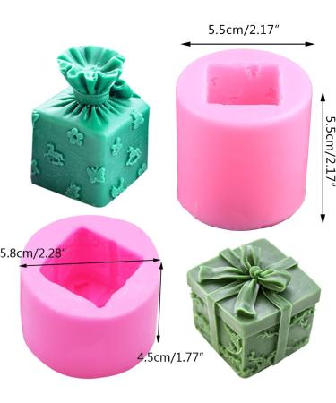 Present Package Cake Chocolate Mold Supplies for Cooking Ice Cream Candy Soap High Temperature Resistance Chocolate Molds Silicone Christmas 3D Birthday - Buy Online on GoSupps.com
