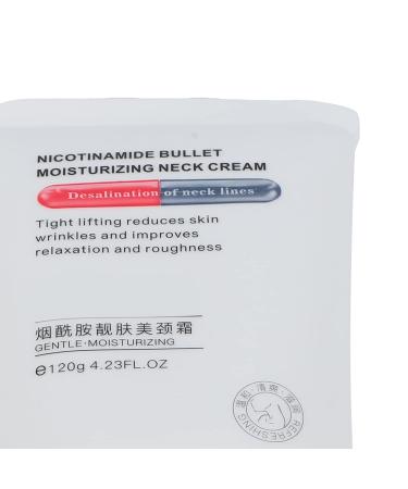 Neck Firming Cream with Nicotinamide & Roll Massager - 120ml Anti-Aging Neck Lifting & Care Cream for Fold Removal - Buy Online on GoSupps.com
