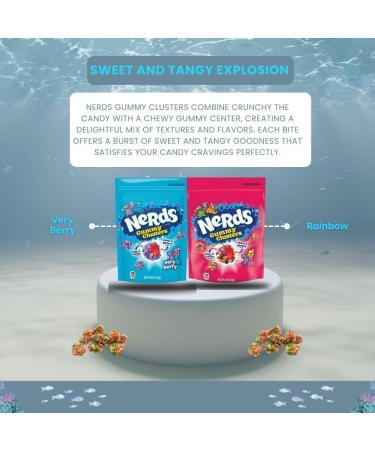 Halloween Candy Gummy Cluster Very Berry and Rainbow Candy Snacks for Halloween Treats Christmas and Snacks for Kids 226grams (Pack of 2) - Buy Online on GoSupps.com