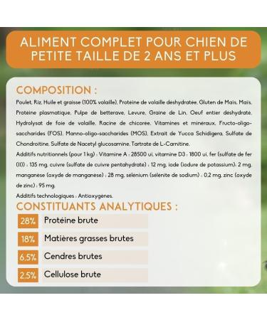 NUTRIVET - Super Premium - Adult Mini - Wheat-free kibble - Rich in Animal Protein - 1.5kg - Buy Online on GoSupps.com