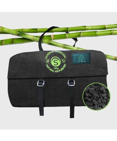 Stimio Bamboo Activated Carbon Air Purifier 500g - Car Dehumidifier & Odor Neutralizer - Eco-Friendly Freshener Alternative - Buy Online on GoSupps.com