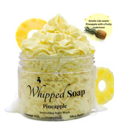Buy Whipped Soap Body Wash - Pineapple | Luxurious Foaming Cleanser for Smooth Skin - International Shipping Available - Buy Online on GoSupps.com