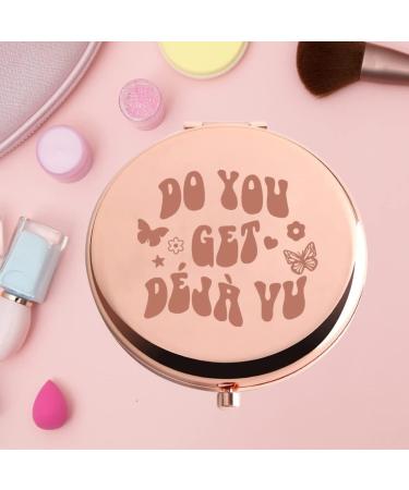 KEYCHIN Deja Vu Sour Album Pocket Mirror Rodrigo Fans Gift with Sour Song Lyrics Compact Makeup Mirror for Women, Girls, Teenagers - Buy Online on GoSupps.com