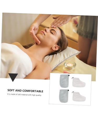 minkissy 6 Pairs Gloves Paraffin Wax Mitts Paraffin Wax Booties Disposable Foot Covers Cozies Hand and Foot Liners Wax Bath Foot Cover Wax Bath Mitts Paraffin Treatments Feet Accessories - Buy Online on GoSupps.com