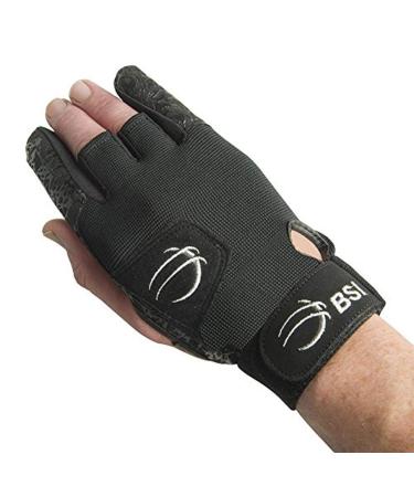BSI Right-Handed Bowling Glove Black Medium