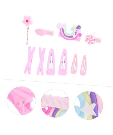 minkissy Accessories Children's Rainbow Hair Clips rainbow hair accessories Kids hair clip kids easter Gair clip lollipop hair clip bunny hairpin sponge flower hair girl - Buy Online on GoSupps.com