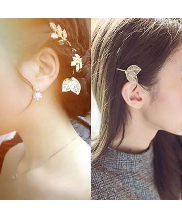 10 pcs Hair Clips for Women Girls Gold Vintage Retro Flower Branch Leaf Peal Bobby Pins Hair Barrettes Snap Clamps Birthday Gifts Wedding Party Daily for Women Girls Hair Accessories - Buy Online on GoSupps.com
