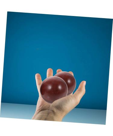 Fomiyes Handball Massage Balls - Portable Small Wooden Beads & Foam Health Balls for Hand Therapy | Mahogany Fitness Massage Roller - Buy Online on GoSupps.com