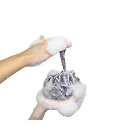 Rolling Beauty Bamboo Fiber Loofah Sponge Shower Body Scrubber (3 Pack) - Buy Online on GoSupps.com