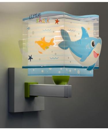 Dalber Little Shark Wall Lamp - Children's Room Lighting | E27 | Cute Haie Animal Design - Buy Online on GoSupps.com