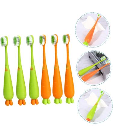 Ipetboom 6-Pack Cartoon Children's Manual Toothbrushes | Travel-Friendly Kids' Brushes with Detergent - Perfect for International Shipping - Buy Online on GoSupps.com