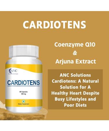 YANG CARDIOTENS with Arjuna Extract & Moringa Extract Heart Health Supplement Veg (60 Capsules) for Men & Women -Pack of 2 - Buy Online on GoSupps.com
