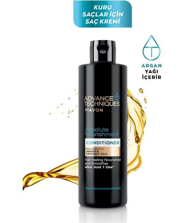 Avon Advance Techniques Absolute Nourishment Coconut & Argan Oil Shampoo & Conditioner Set 250ml - Buy Online on GoSupps.com