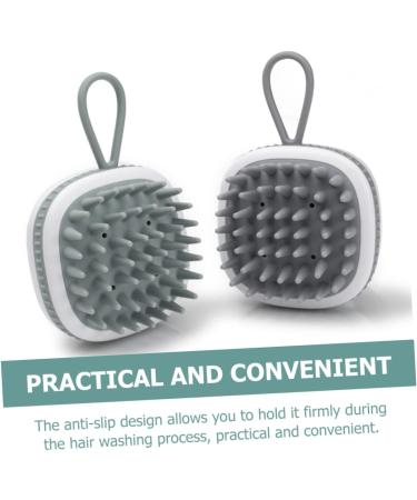 Tovinanna Silicone Shampoo Comb & Scalp Massager - 2 Piece Hair Washing Set for Deep Cleansing & Massage - Buy Online on GoSupps.com