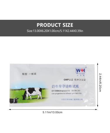 PopetPop 2 STK Pregnant Tester Test Strips for Farm Animals - High Precision Cow Testing Strips (2pcs) | Reliable Animal Testing Tool - Buy Online on GoSupps.com