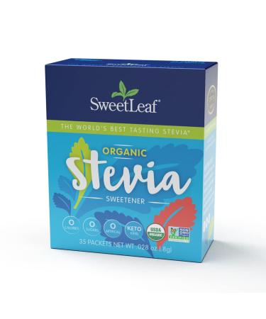 Sweet Leaf Sweetener Organic (35 Count, Not Flavored)