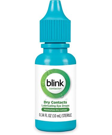 Blink Contacts Lubricating Eye Drops for Soft & RGP Lenses - 0.34 oz (Pack of 2) - Buy Online on GoSupps.com