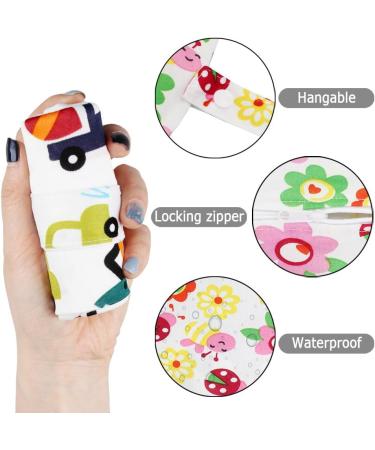Guichangkai Waterproof Diaper Wetbag - 4pcs Reusable Organizer Bags for Baby & Toddlers | Ideal for Kindergarten - Buy Online on GoSupps.com