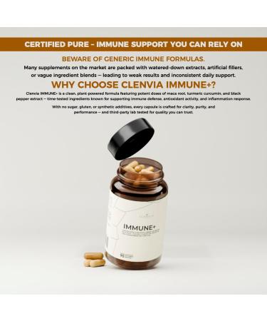 Immune Support Supplement Advanced Herbal Blend with Turmeric Maca Root & Black Pepper Daily Wellness Formula 90 Vegan Capsules Made in USA - Buy Online on GoSupps.com