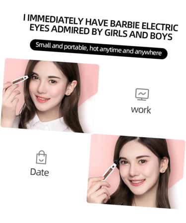 Healeved 1 Set Eyelash Curler Eyelash Curling Clip Makeup Tool Eyelash Beauty Tool Heated Curler Electric Eyelash Curling Tool Curling Clip for Eyelash - Buy Online on GoSupps.com