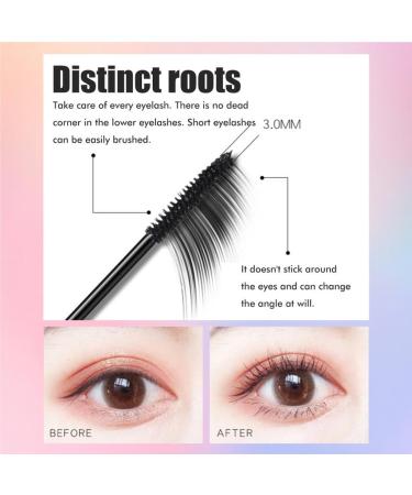 twcrvil Female Mascara Eyelash Waterproof Smudge-proof Curling Extension Portable Party Makeup Beauty Supplies for Women Black - Buy Online on GoSupps.com