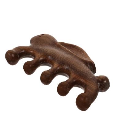 CLISPEED Massage Comb Made of Green Sandalwood Hair Comb Massaging Wooden Comb Antistatic