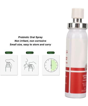 Bad Breath Spray - 5 PCS Portable Mouth Spray with Lychee Flavor | 20ml Non-Irritating Oral Care - Buy Online on GoSupps.com