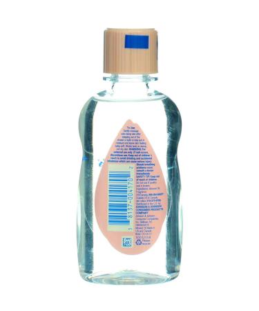 Johnson & Johnson Baby Oil 3 oz. (Pack of 6) - Hydrating and Gentle Formula - Buy Online on GoSupps.com