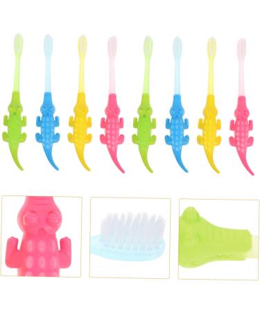 PartyKindom 24pcs Small Crocodile Toothbrush Set - Baby-Safe with Small Heads & PP Sticks for Dental Care - Buy Online on GoSupps.com