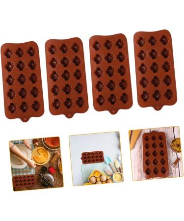 Ciieeo 4pcs Chocolate Mold Wax Chocolates Baking Mold Candy Mold Cookie Cutters Silicone Cookie Molds Silicone Molds Silicone Gummy Molds Ice Cube Soap Various Silica Gel Baking Supplies - Buy Online on GoSupps.com