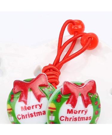 Frcolor 20 Pieces Christmas Hair Ties - Santa Claus & Snowman Ponytail Holders for Girls - Perfect Holiday Accessories - Buy Online on GoSupps.com