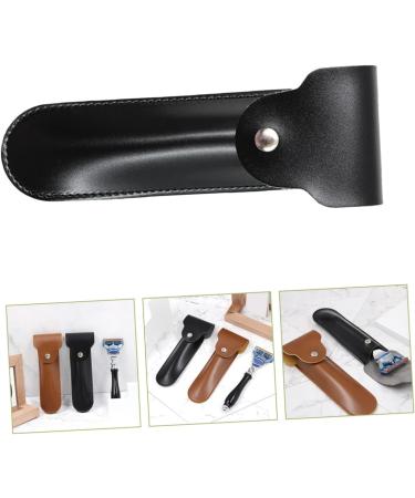 Lalafina Reiserasierer - 5-Piece Vintage Leather Razor Set for Hairdressers | Handmade Protection for Outdoor Use | Safe & Durable | 16.5x4.2cm | Buy Now! - Buy Online on GoSupps.com