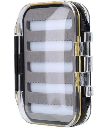 Weiyirot Portable Small Lure Box - Plastic Fishing Lures Holder with Foam Pad - Black Zigzag Design - Buy Online on GoSupps.com