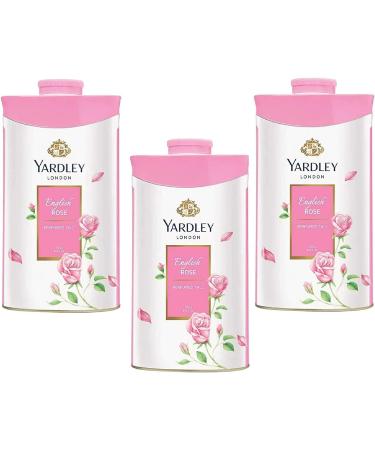 Yardley London English Rose 250g Fine Silky Talcum Powder with Fresh Floral Fragrance - Buy Online on GoSupps.com