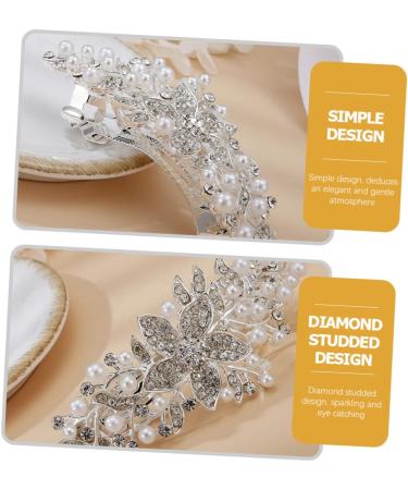 MAGICLULU Rhinestone Hair Clip Bridal Hair Clip Hair Barrettes for Thick Hair Sparkly Hair Clip Hair Accessory Wedding Hair Clip Shower Stool Rhinestone Barrette Girl France Rhinestones Miss - Buy Online on GoSupps.com
