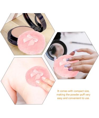 Lot de 3 Houppettes Poudre Moelleuses pour B b Coton Doux Forme Ronde Noeud D coratif Rose Accessoires pour Application de Poudre Corporelle Soin D licat et Usage Quotidien - Buy Online on GoSupps.com